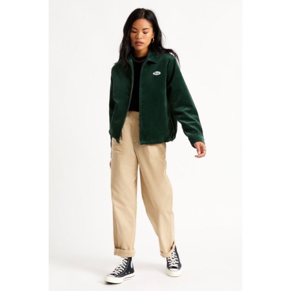 Brixton Women’s Utopia Ribbed Corduroy Utility Style Jacket Size Medium View 4